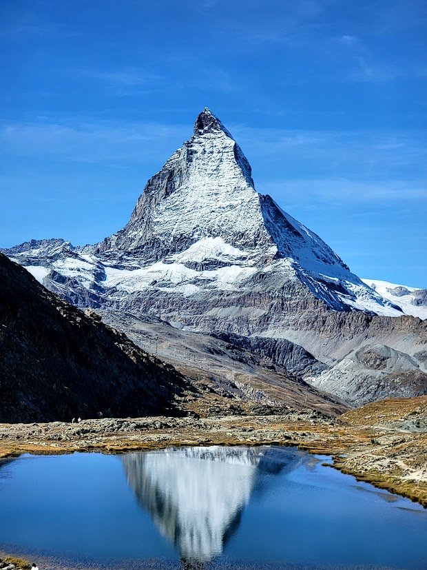 The Matterhorn reflecting in the Riffelsee
